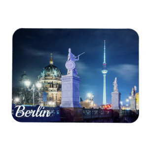 Stone bridge near Berlin Cathedral in Germany Magnet