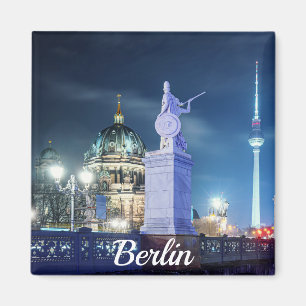 Stone bridge near Berlin Cathedral in Germany Magnet