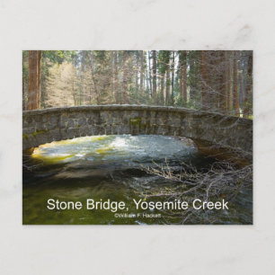 Stone Bridge Yosemite Creek April Torrent Products Postcard