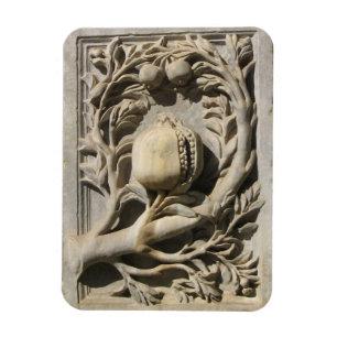 Stone Carved Art Granada 3"x4" Photo Magnet