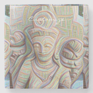 Stone carved dakinis Thunder_Cove Coaster