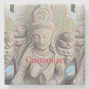 Stone carved dakinis Thunder_Cove Coaster