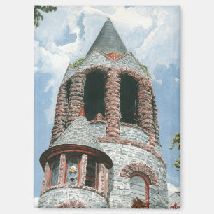 Stone Church Tower Magnet