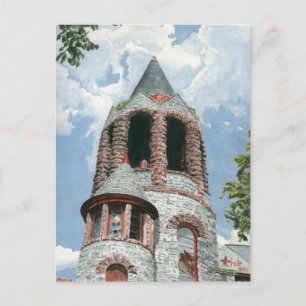 Stone Church Tower Postcard