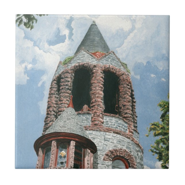 Stone Church Tower Tile (Front)