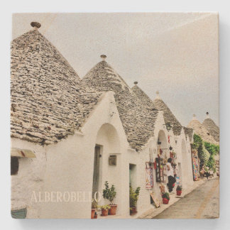 Stone Coaster Alberobello in Puglia, Italy