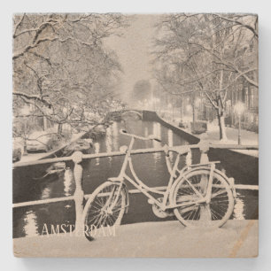 Stone Coaster Amsterdam in the snow