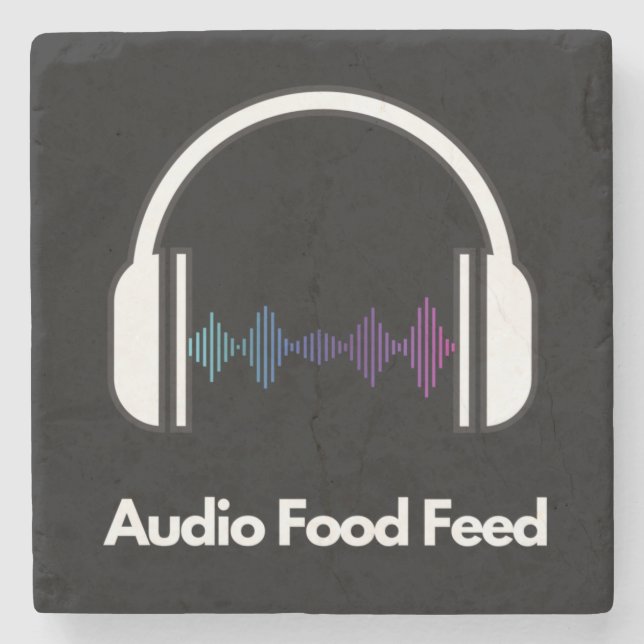 Stone Coaster - Audio Food Feed  (Front)