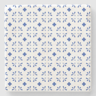 Stone Coaster Blue White Delft Chinoiserie Chic