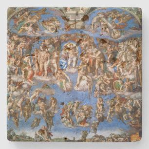 STONE COASTER : MICHELANGELO : THE LAST JUDGMENT