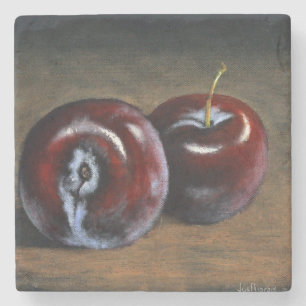 Stone Coaster Plum