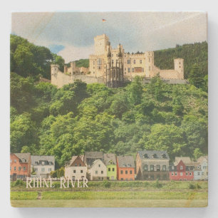 Stone Coaster Rhine River Castle, Germany