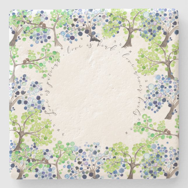 Stone Coaster - Romantic Forest (Front)