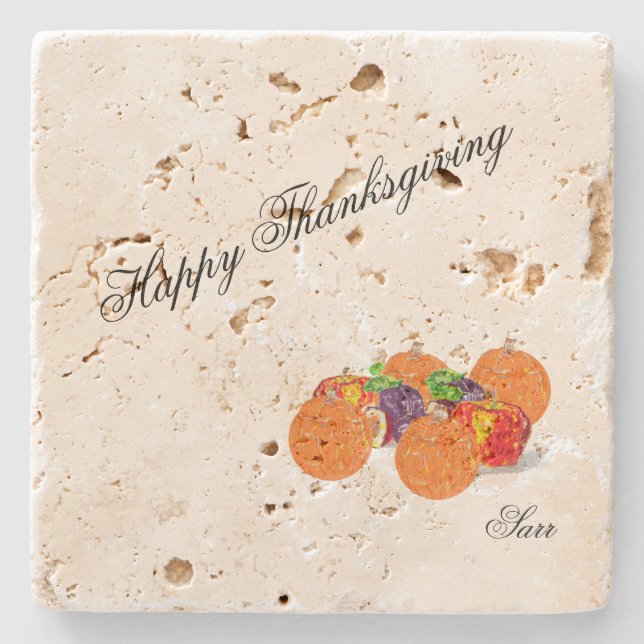  Stone Coaster : Thanksgiving Blessing (Front)