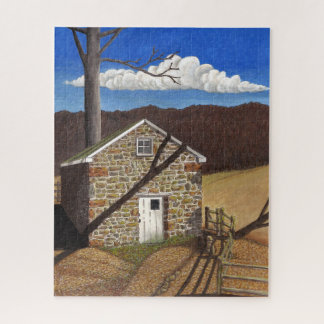 Stone Colonial Spring House Jigsaw Puzzle