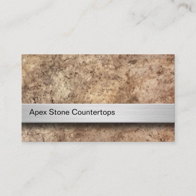 Stone Countertop Business Cards (Front)