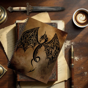 Stone Dragon Tribal Notebook