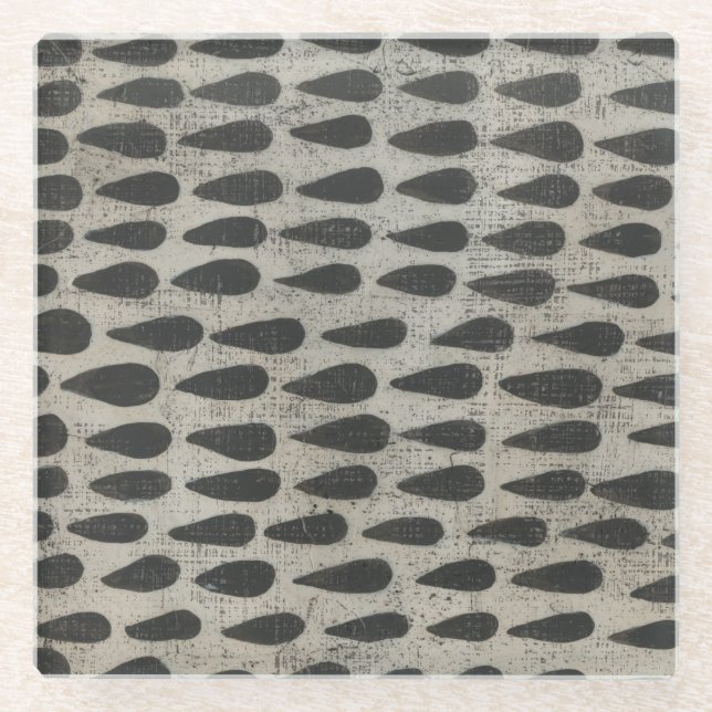 Stone - Drops Glass Coaster (Front)