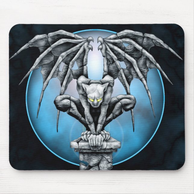 Stone Gargoyle Mouse Pad (Front)