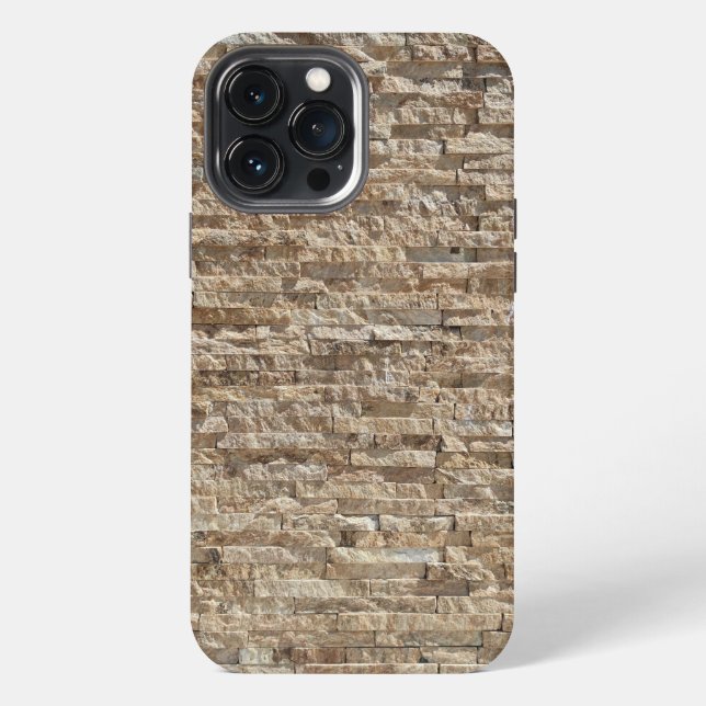 Stone geometric pattern iPhone case (Back)