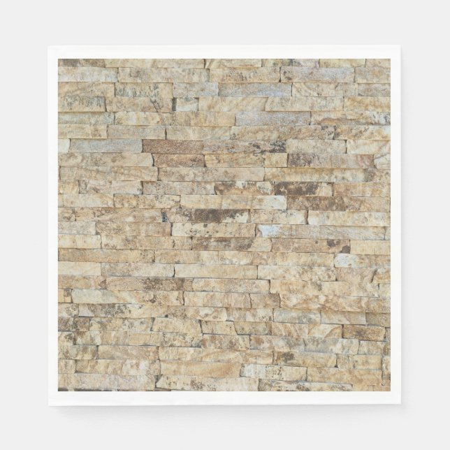 Stone geometric pattern napkin (Front)