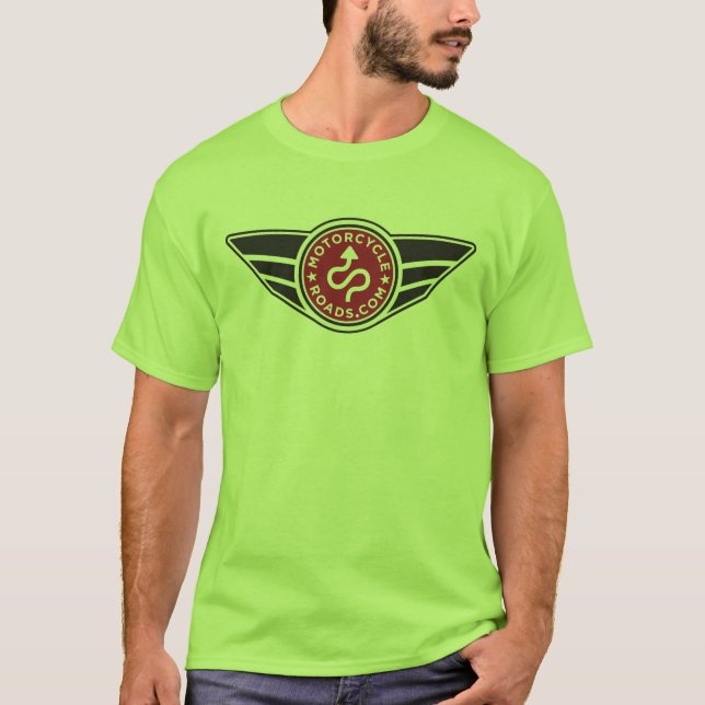 Stone Green t-shirt w/basic red MCR logo (Front)