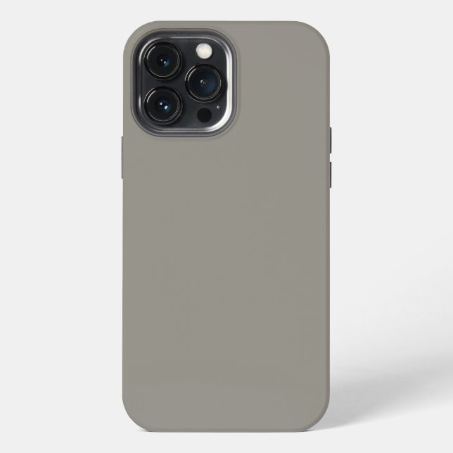 Stone Grey iPhone Case (Back)