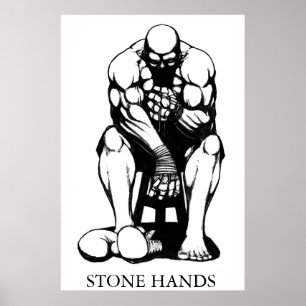Stone Hands Boxer Poster