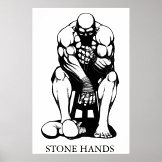 Stone Hands Boxer Poster