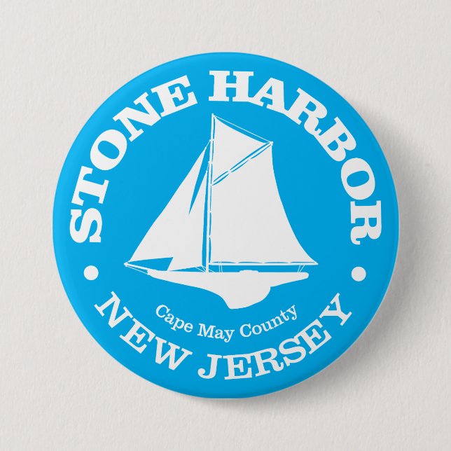 Stone Harbour (sloop) 7.5 Cm Round Badge (Front)