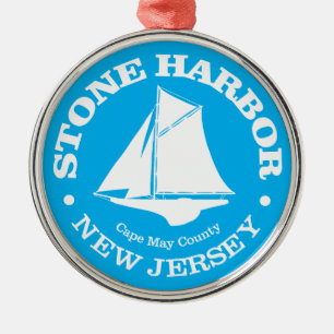 Stone Harbour (sloop) Metal Tree Decoration
