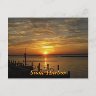 Stone Harbour Sunset Postcard