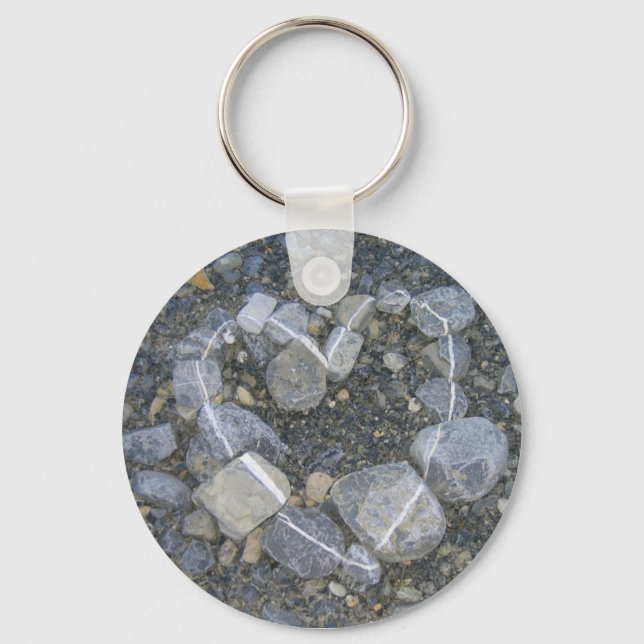 Stone Heart Keychain (Front)
