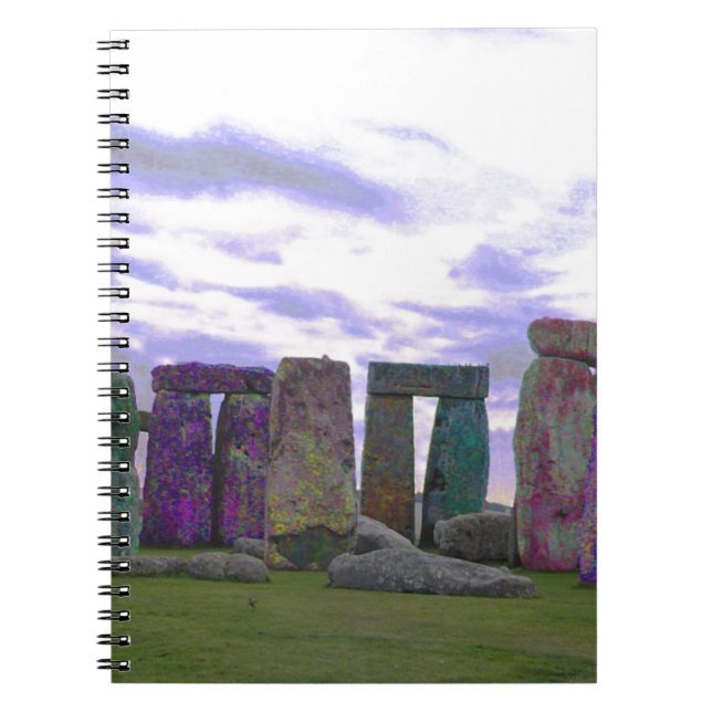 Stone Henge Spiral Notebook (Front)