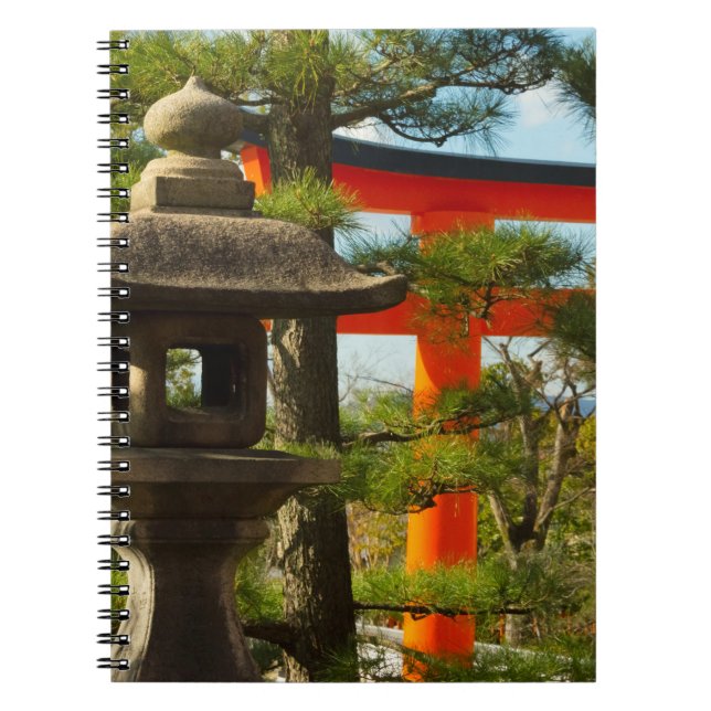 Stone Lantern and Torii Gate Notebook (Front)