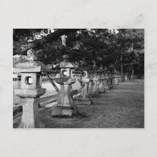 Stone Lanterns Postcard
