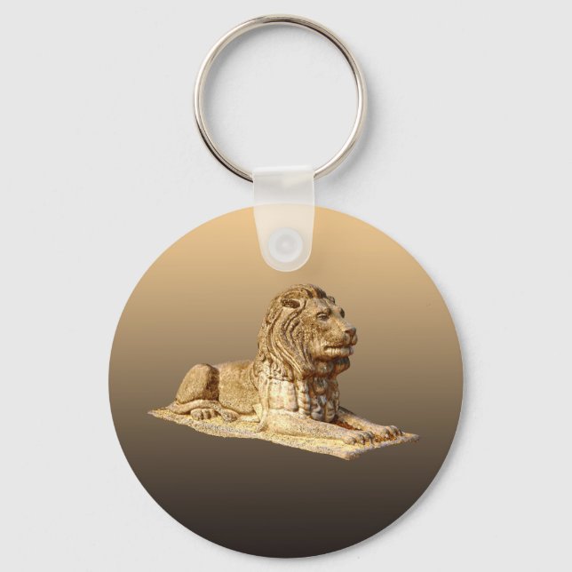Stone Lion Key Ring (Front)