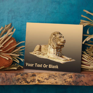 Stone Lion Plaque