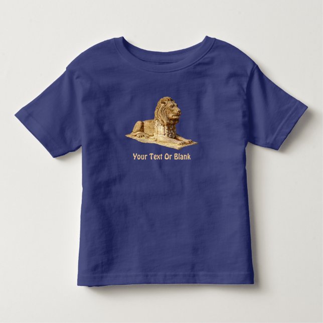 Stone Lion Toddler T-Shirt (Front)