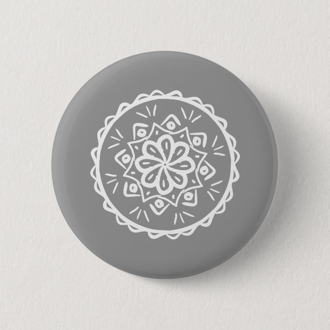 Stone Mandalala 6 Cm Round Badge (Front)