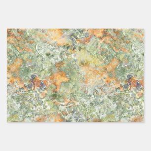 Stone marble theme pattern Wrapping Paper Sheets