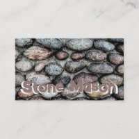 Stone Mason Business Card
