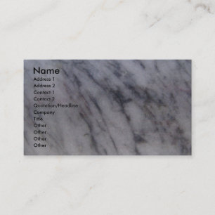Stone mason or counter installer business card