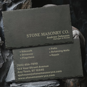 Stone Masonry Company Business Card