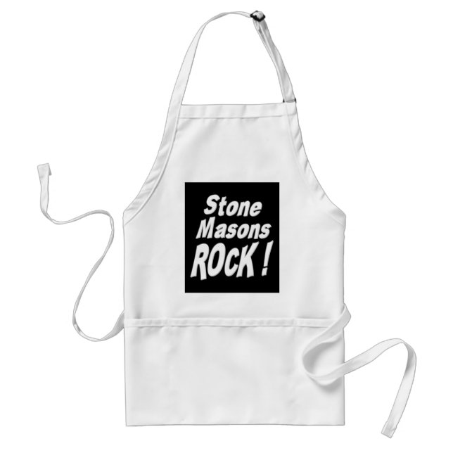 Stone Masons Rock! Apron (Front)