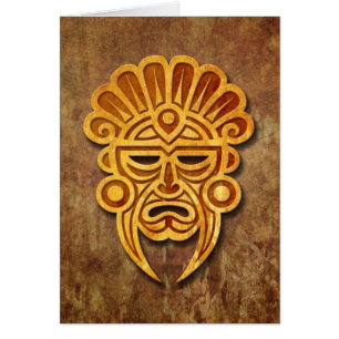 Stone Mayan Mask