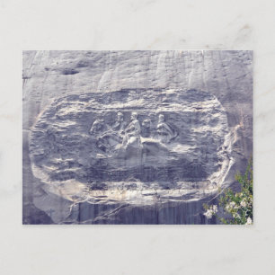 Stone Mountain Carving, Stone Mountain Georgia 1 Postcard