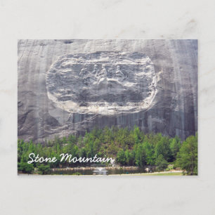 Stone Mountain Carving Stone Mountain Georgia 2 Postcard