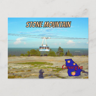 Stone Mountain GA Summit Skyride Postcard