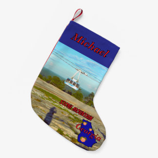 Stone Mountain GA Summit Skyride  Small Christmas Stocking
